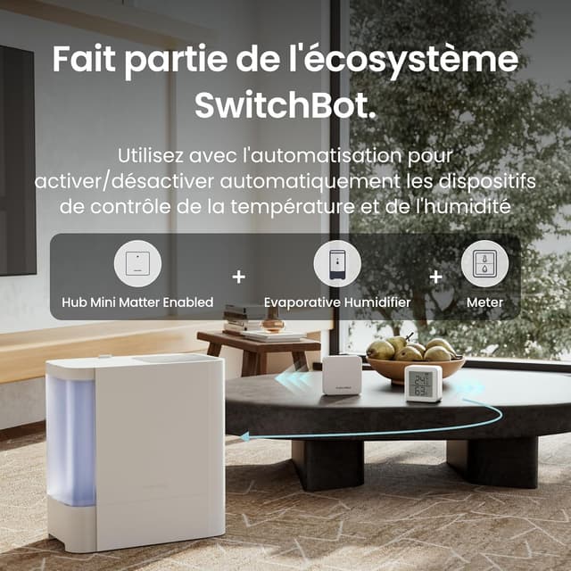 Thumbnail 4 de SwitchBot Thermomètre hygromètre intérieur 394 ft 📟