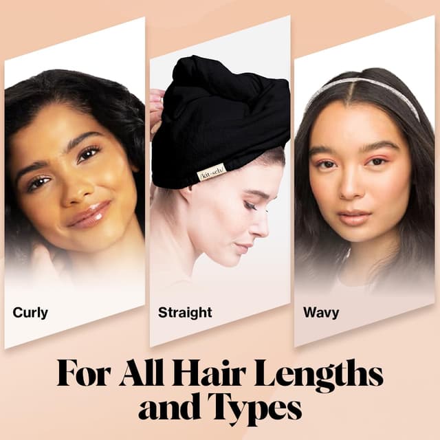 Thumbnail 5 de Kitsch Microfiber Hair Towel Wrap 30min ⏱