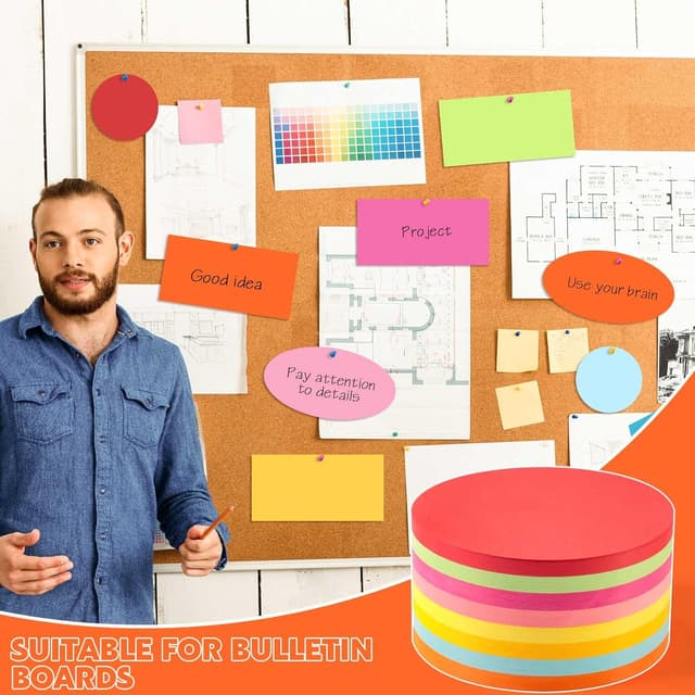 Thumbnail 3 de 816 Blatt Moderationskarten drei Formen