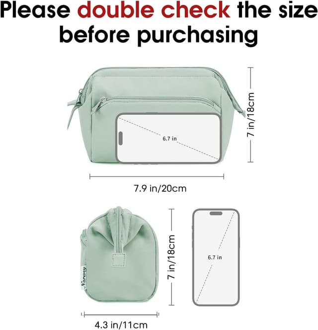 Detalle 1 de Narwey Large Makeup Bag