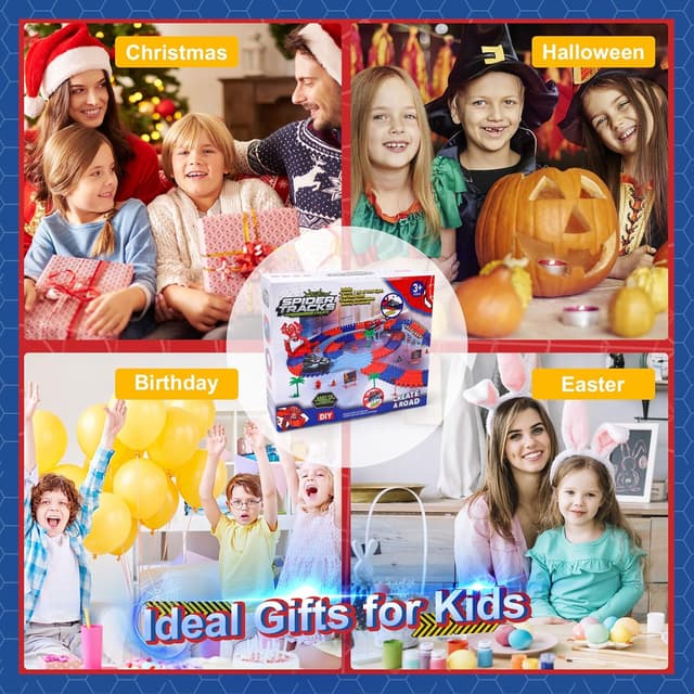 Thumbnail 6 de Spider Construction Race Track Set 212pcs