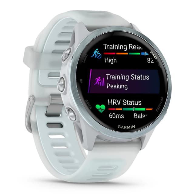Detalle 2 de Garmin Forerunner 570 42mm Blanco/Azul