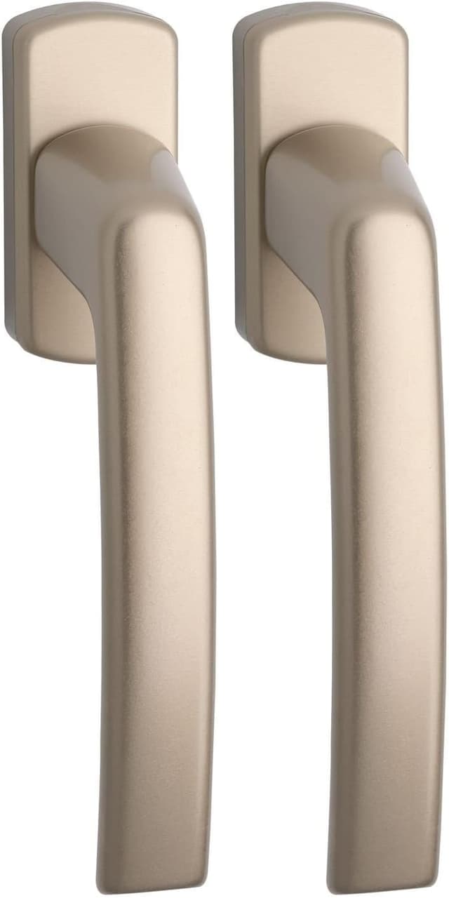 Detalle 1 de Satin Poignée de fenêtre Harmony — fixation verteckt vissée, bronze anodisé (tige rectangulaire 7 mm)