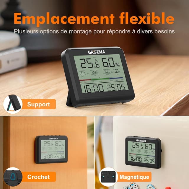 Thumbnail 5 de GRIFEMA GA2901B termometro igrometro 3,6