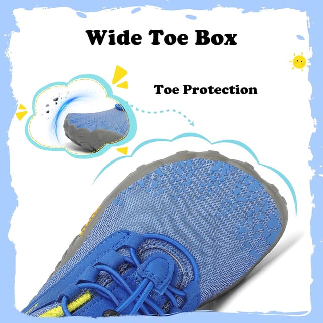Detalle de SAGUARO Scarpe Barefoot Bambini 24-36 da trail a piedi nudi per uso quotidiano, asilo e parco