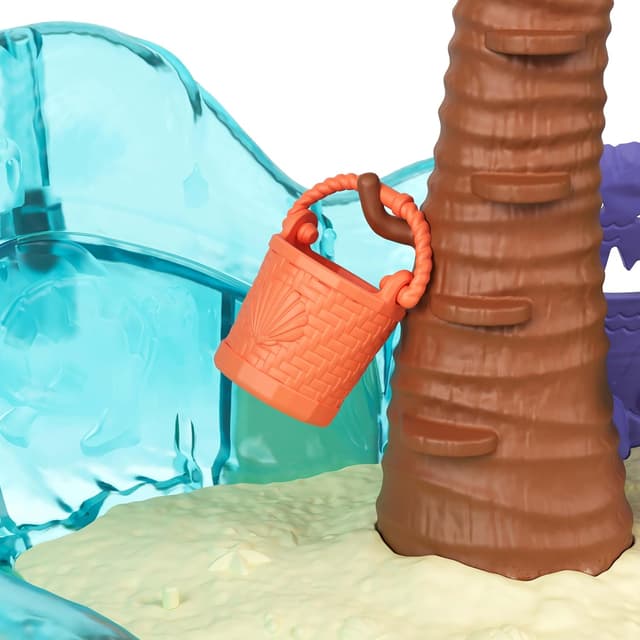 Detalle de Coffret Vaiana 2 Mattel, 5 espaces de jeu