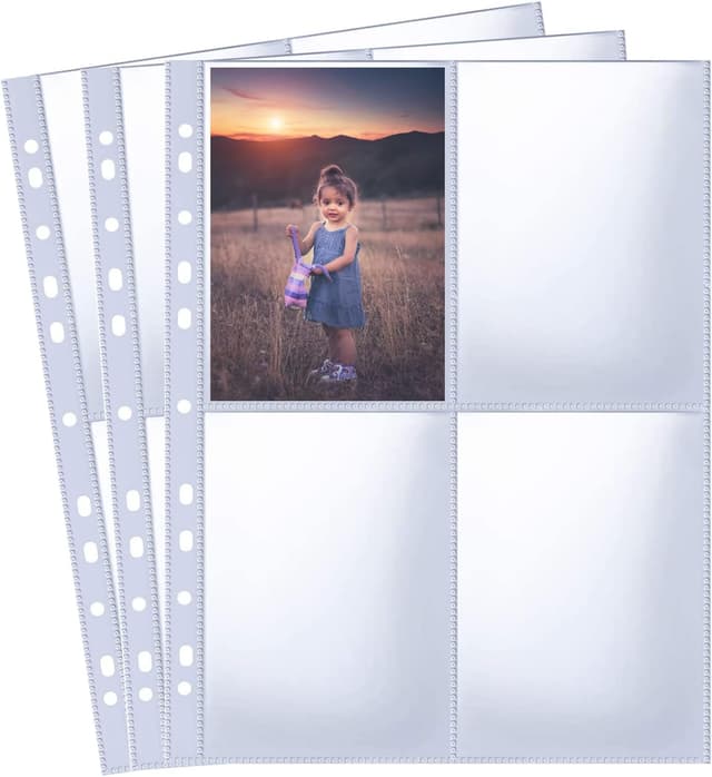 Detalle de WITHYU A6 photo sleeves 240 pockets
