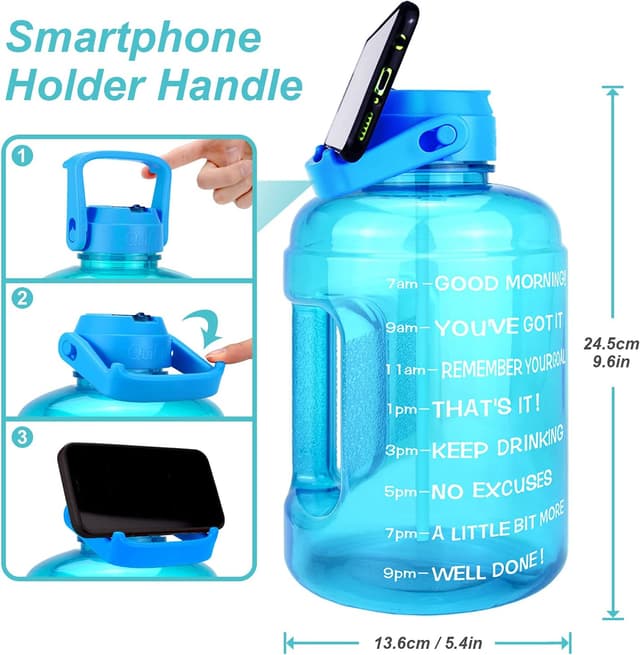 Thumbnail 3 de BuildLife Motivational Water Bottle 2.2L