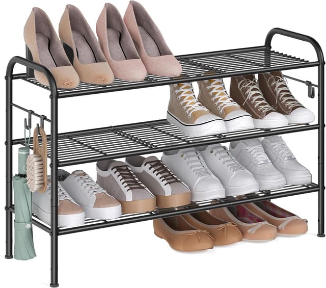 Detalle de SONGMICS Scarpiera 3 Ripiani regolabili