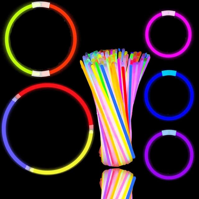 Imagen de AuFiiy Glow Sticks 100 pack 8 inch en OfertitasTOP