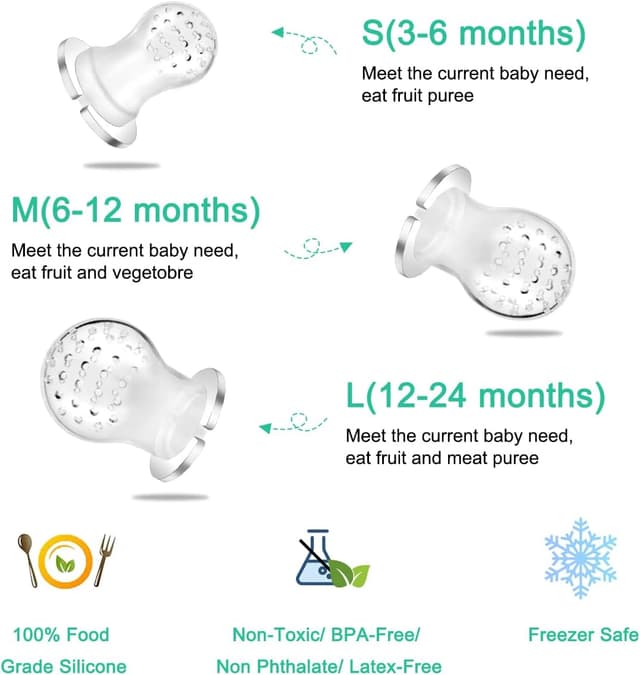 Thumbnail 3 de Vicloon Chupete Fruta Bebé 3 tamaños 🍓