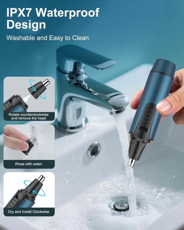 Thumbnail 4 de Nose Hair Trimmer for Men 2025 Nasal Hair Trimmer 🪶