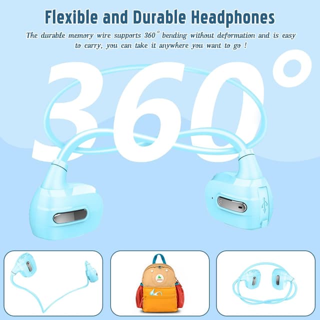 Detalle 2 de BANIGIPA Kids Headphones 13g Open Ear