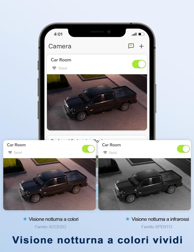 Detalle 2 de GNCC GK2 Kit 2 Telecamera Wi‑Fi Esterno 1080P