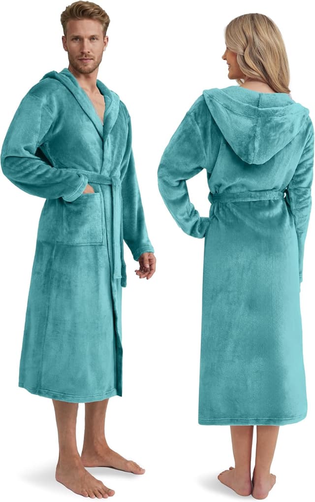 Detalle de Twinzen Kuschelfleece Morgenmantel S