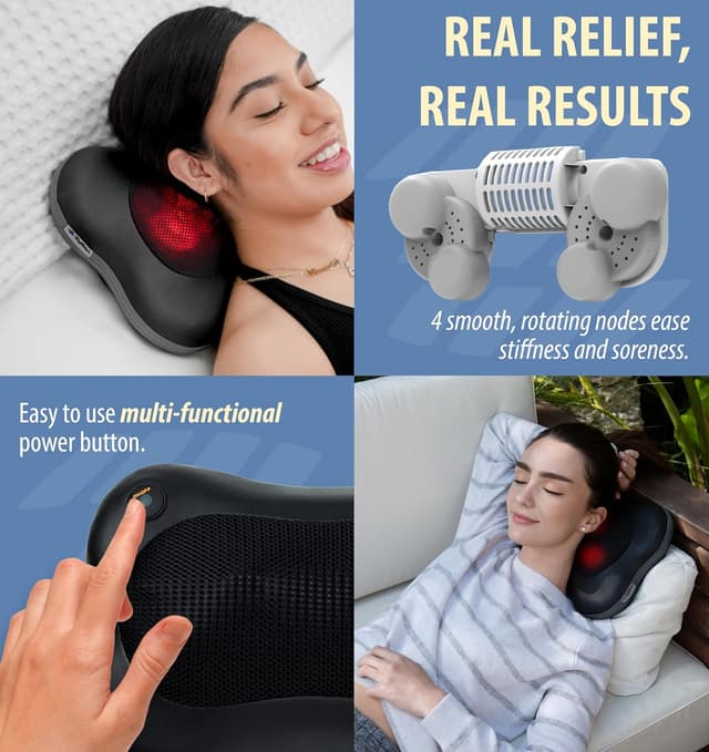 Thumbnail 2 de Zyllion Shiatsu Massager with Heat ⚙