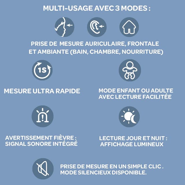 Thumbnail 6 de Béaba Thermomètre infrarouge 1 seconde