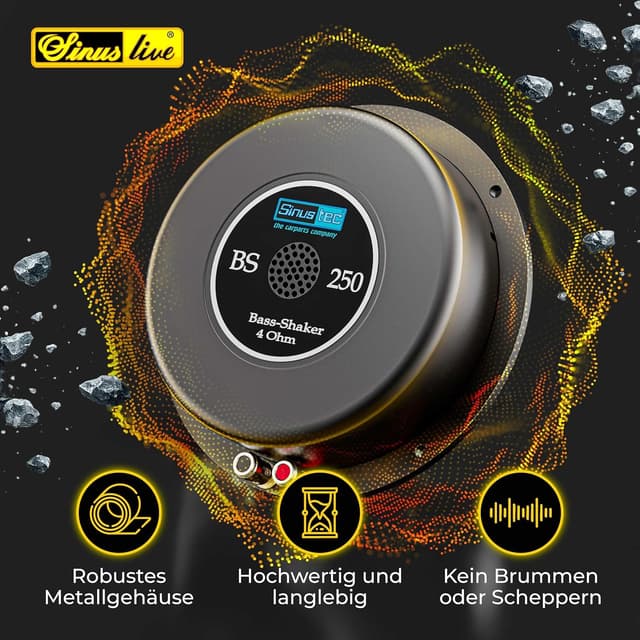 Thumbnail 6 de Reckhorn Haut-Parleur excitateur 200 W Sinustec St-BS 250 4 Ω