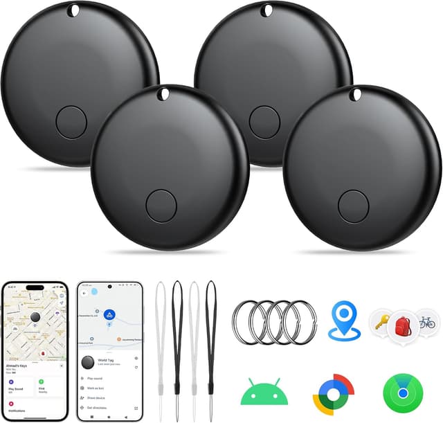 Imagen de 2025 Air Tracker Tags 4-Pack Bluetooth Item Locator en OfertitasTOP