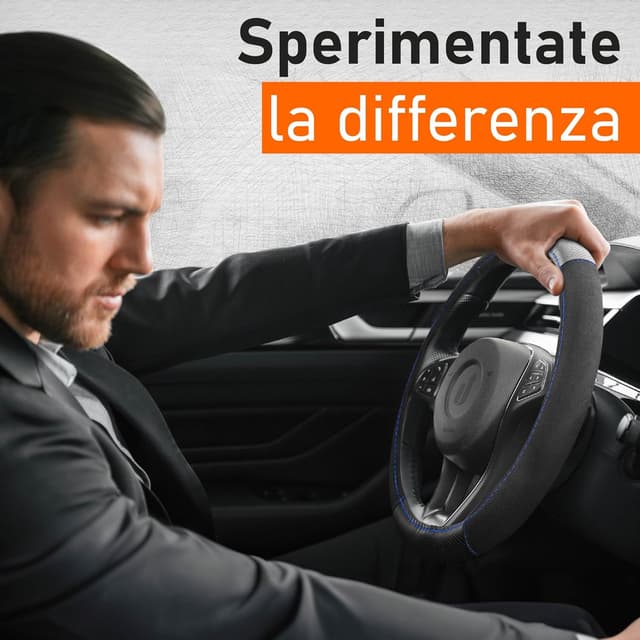 Thumbnail 4 de Upgrade4cars Coprivolante Auto Blu 37-39 cm