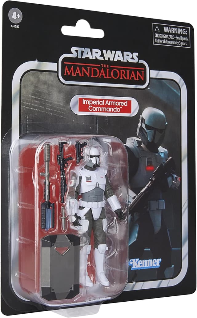 Detalle de STAR WARS The Vintage Collection Imperial Armored Commando Deluxe (The Mandalorian) 3.75-Inch Action Figure