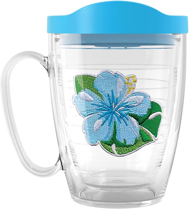 Detalle de Tervis Tropical Hibiscus 16oz Double-Walled Insulated Tumbler Travel Cup (Made in USA)