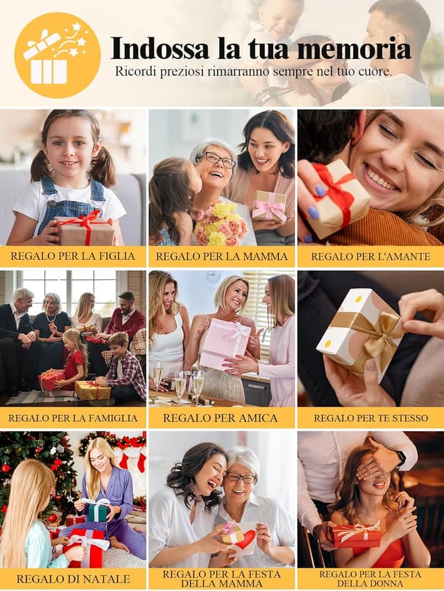 Thumbnail 6 de U7 Collana Personalizzata 38×28 mm