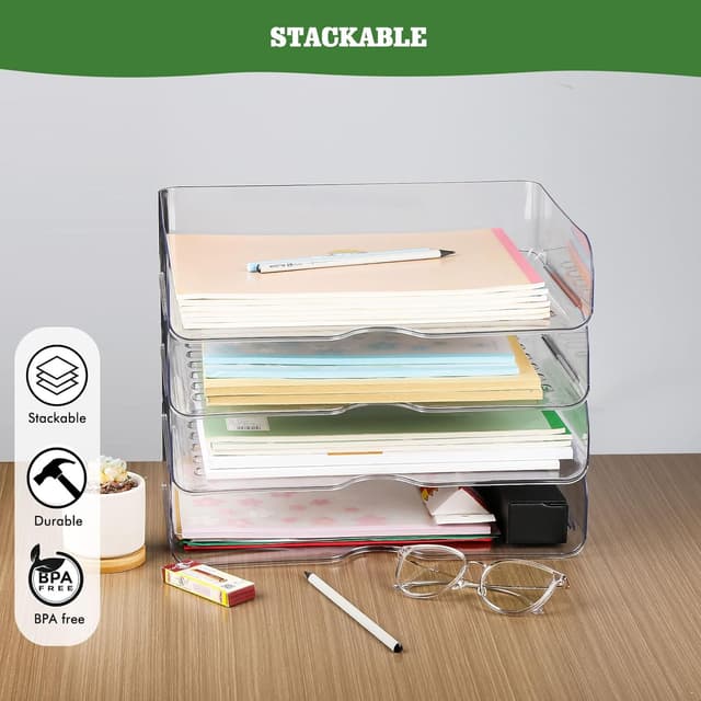 Detalle 1 de Greentainer A4 Ablagekorb 4er Set