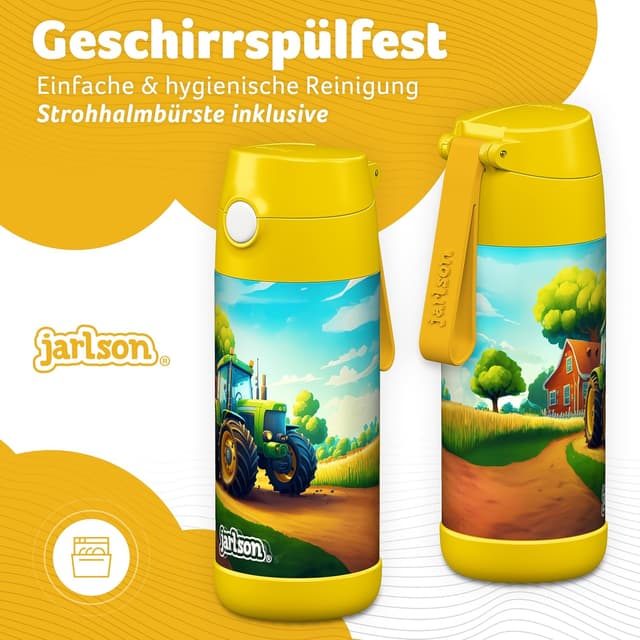Detalle de Jarlson Kinder Trinkflasche mit 350 ml