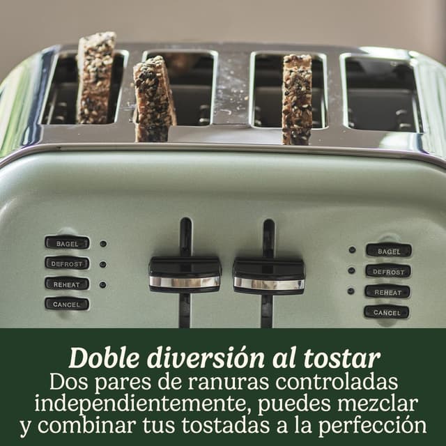 Thumbnail 4 de Cuisinart CPT180GE Tostadora 4 ranuras anchas, 6 niveles