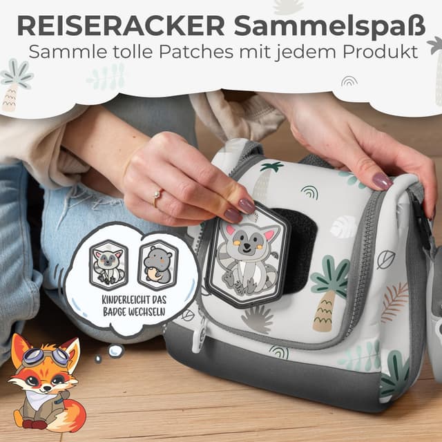 Detalle 2 de Kinder Kulturbeutel REISERACKER mit Medi Tasche