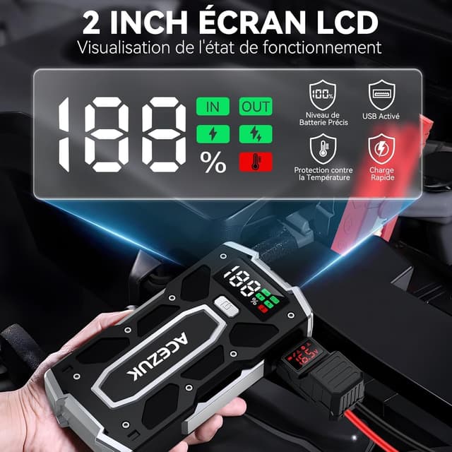 Thumbnail 2 de ACEZUK M02 12V Démarreur 7000A