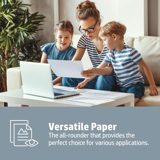 Detalle 2 de Papier multifonction HP Home and Office blanc A4 80 g/m² (carton de 5 × 500 feuilles)