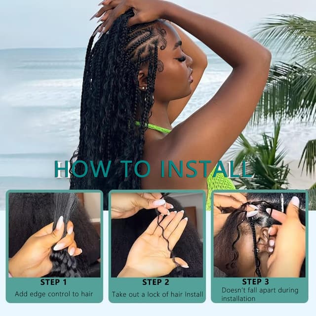 Thumbnail 4 de Human Braiding Hair 20 Inch 💇♀