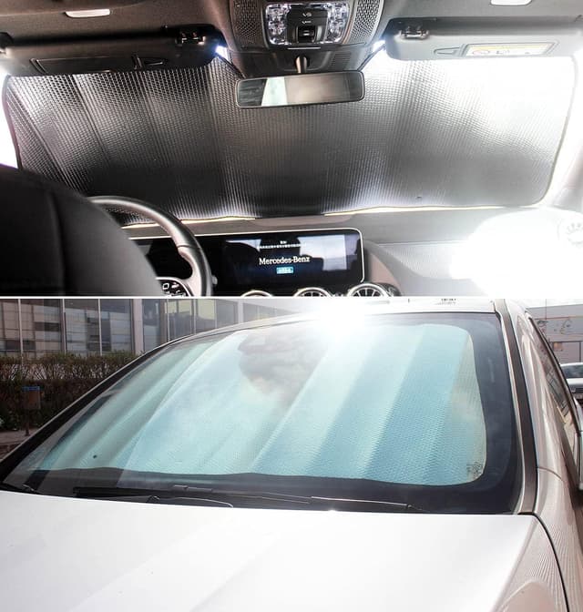 Thumbnail 6 de Parasol coche delantero 130x60 cm para parabrisas