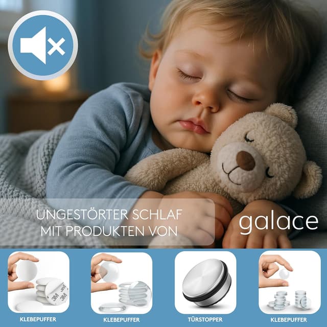 Thumbnail 3 de galace Lot de 8 butoirs de poignée transparentes 🏠