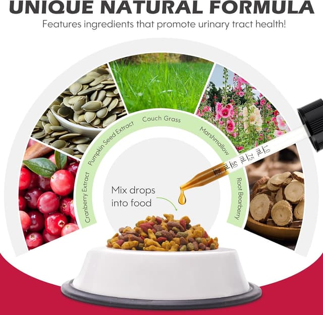 Detalle de Urinary Tract for Dogs – 2 flacons de gouttes naturelles pour soutenir les voies urinaires des chiens