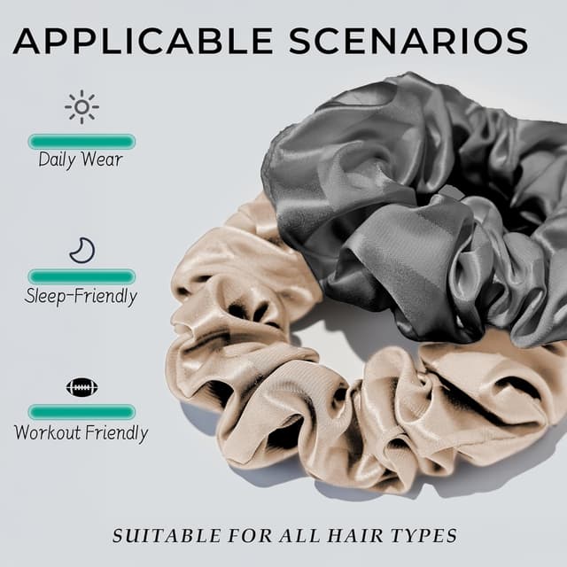 Thumbnail 3 de townssilk Seta Scrunchie 22 Momme 🎀