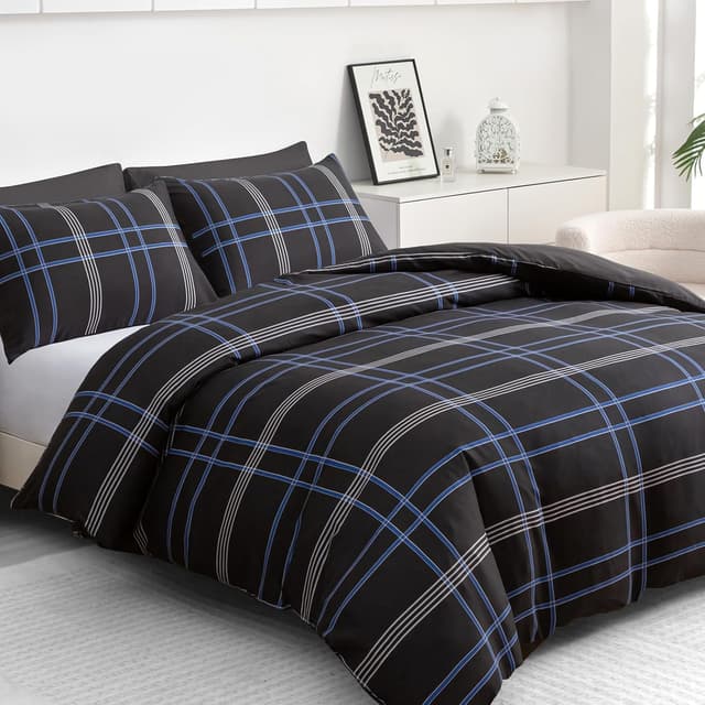 Detalle de Pamposh Single Duvet Cover Set in brushed microfiber with zipper closure (2-piece)