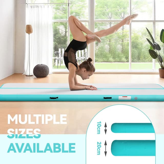 Detalle de Airtrack Matte mit Elektrische Luftpumpe 10–20 cm ⚙