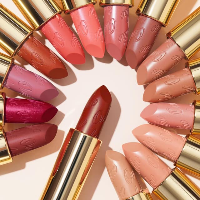 Thumbnail 6 de OULAC Lippenstift Metallic Glanz Finish – Magenta-Rosa „She’s A Lover“, veganer Lippenstift mit Glitzer-Perlglanz (4,3 g)