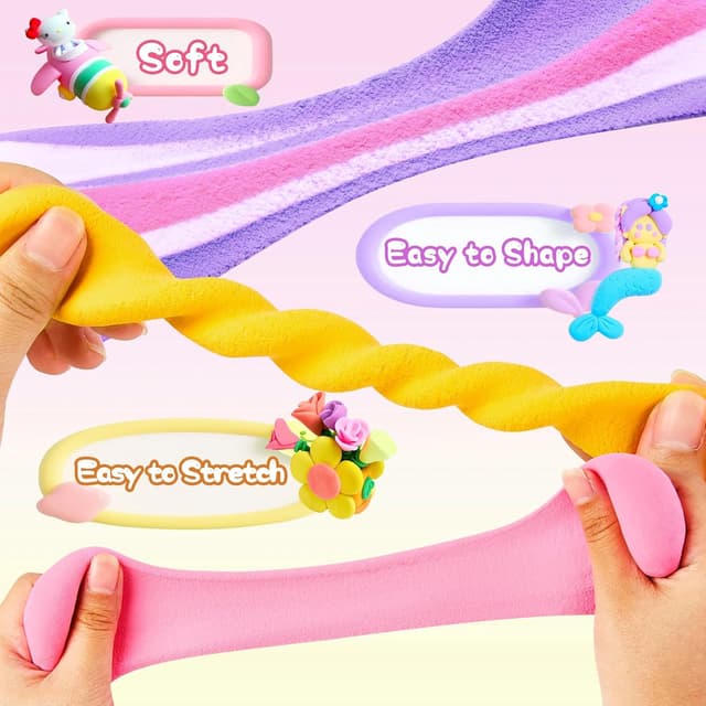 Thumbnail 1 de Bridokit Air Dry Clay 36‑colour modelling set 🎨