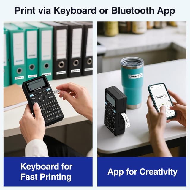 Detalle 2 de SUPVAN E11 Bluetooth label maker