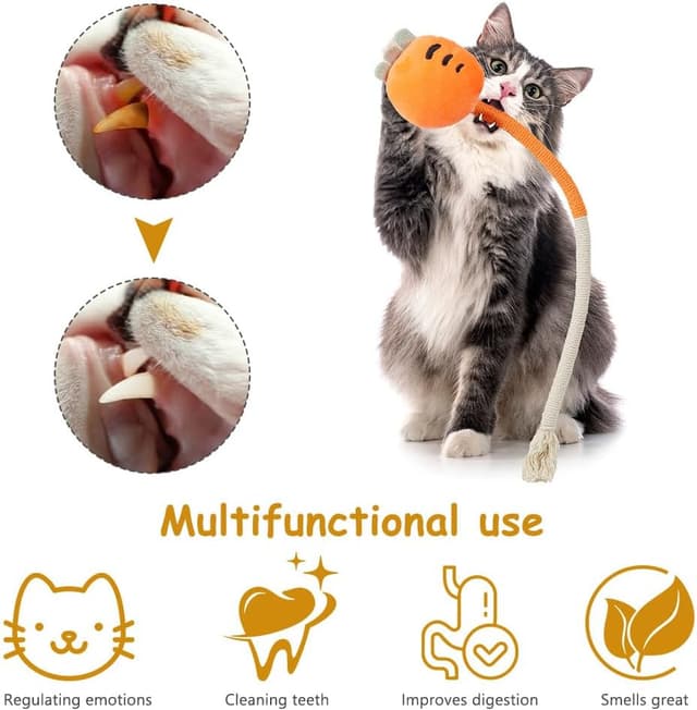 Thumbnail 4 de Adiwo Jouet Chat 4 pièces