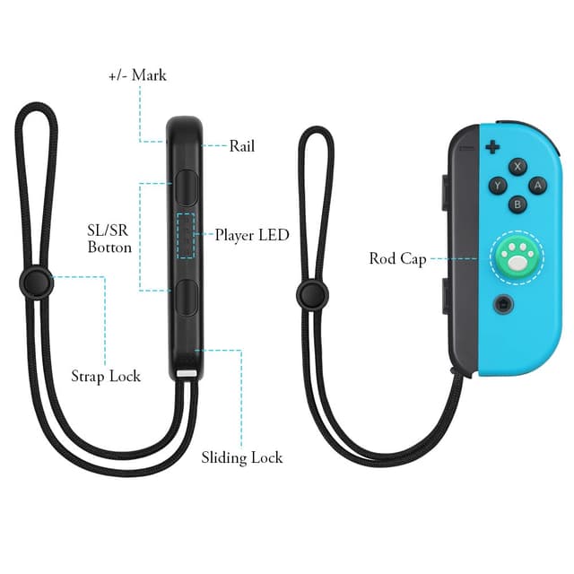 Detalle de Switch Joycon Handschlaufe für Controller