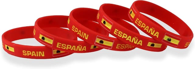 Detalle 2 de Country flag silicone bracelet 202 mm