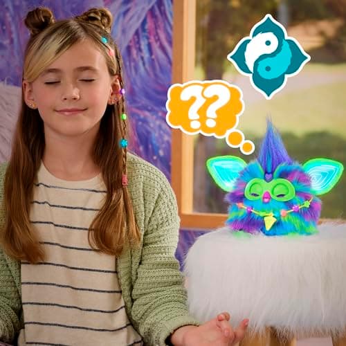 Thumbnail 7 de Furby Galaxy de Furby (peluche interactivo que brilla en la oscuridad) – versión en español