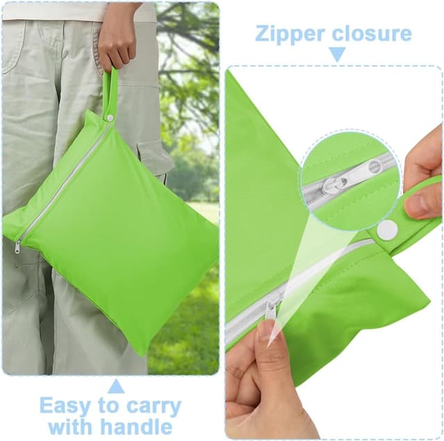 Detalle de AOOSA reusable wet bag 2 pack 30 x 40 cm