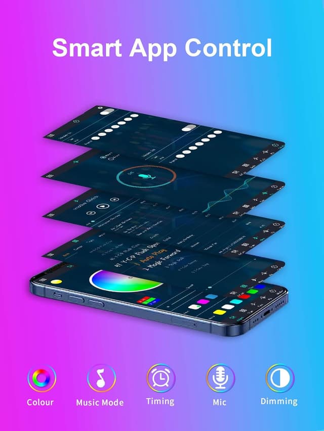 Thumbnail 2 de KANTUTOE 5m LED Lights for 50-75in TV