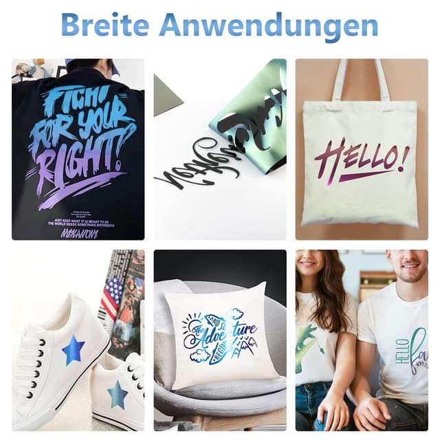 Thumbnail 4 de NANAPLUMS Chamäleon Plotterfolie 30,5×25,4 cm 🎨